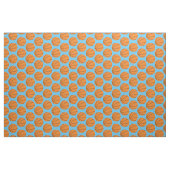 Tissu Ballons de Basketball Sports Sarcelle (Fat Quarter)