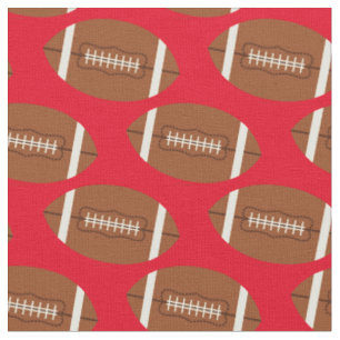 Tissu Ballons de Football Sports Rouge