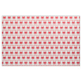 Tissu Baltimore Maryland Red Hard Shell Bay Crabal (Yard)