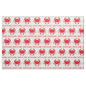 Tissu Baltimore Maryland Red Hard Shell Bay Crabal (Fat Quarter)