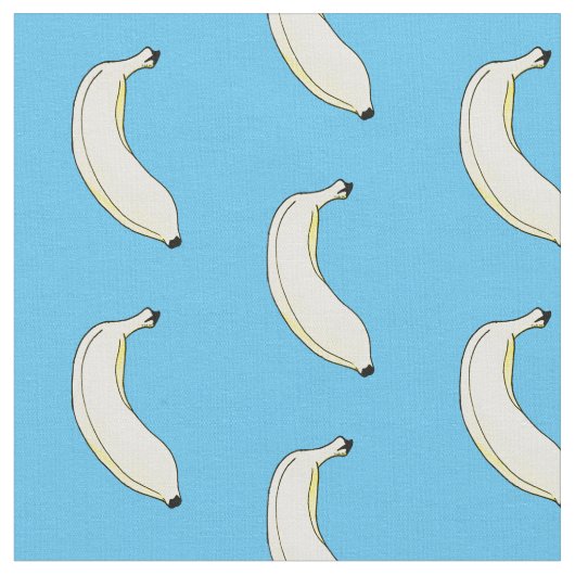 Tissu banane aquarelle (Fermer)