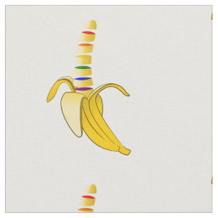 Tissu Banane humoristique LQBQT Pride
