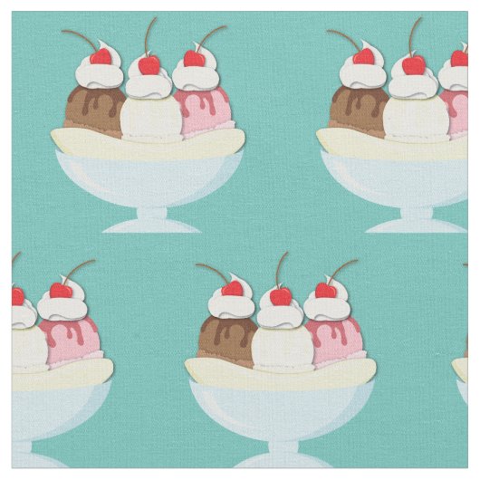 Tissu Banane Split Glace (Fermer)