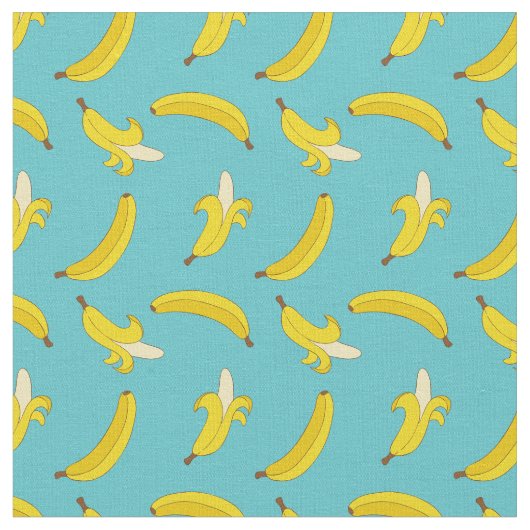 Tissu Bananes bleues (Fermer)