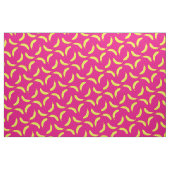 Tissu Bananes Fruits mignons Cuisine sotte rose (Fat Quarter)