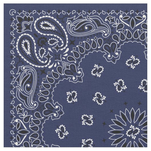 Tissu Bandana bleu (Fermer)
