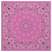 Tissu Bandana rose (Échantillon)