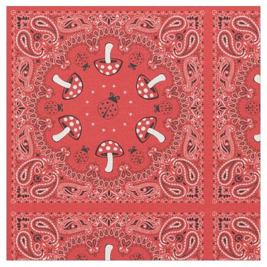 Tissu Bandana rouge (Fermer)