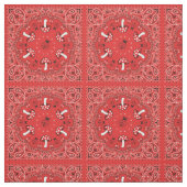 Tissu Bandana rouge (Échantillon)