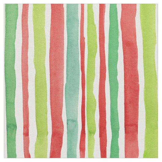 Tissu Bande d'aquarelle de Noël (Fermer)