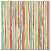 Tissu Bande d'aquarelle de Noël (Échantillon)