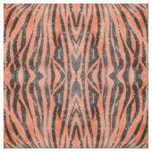 Tissu Bande de tigre d'animal de Parties scintillant ora (Échantillon)