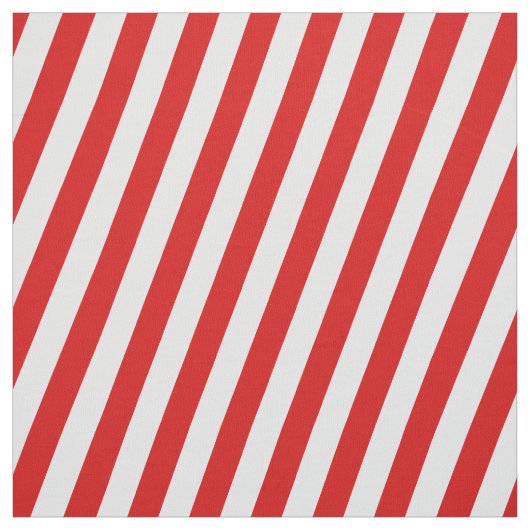 Tissu Bande de vacances rouge et blanc (Échantillon)