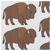 Tissu Bande dessinée de bison (fermé)