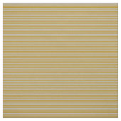 Tissu Bande dorée foncée et rayures grises (Échantillon)