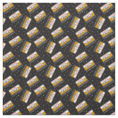 Tissu Bande mixte rétro Patten répétitif (Échantillon)