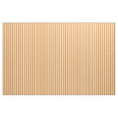 Tissu Bandes à tiques orange et crème (Yard)