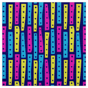 Tissu Bandes Abstraites verticales - Couleurs 02 sur Ble