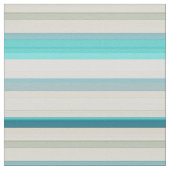 Tissu Bandes blanches d'aqua mignonnes (Détail)