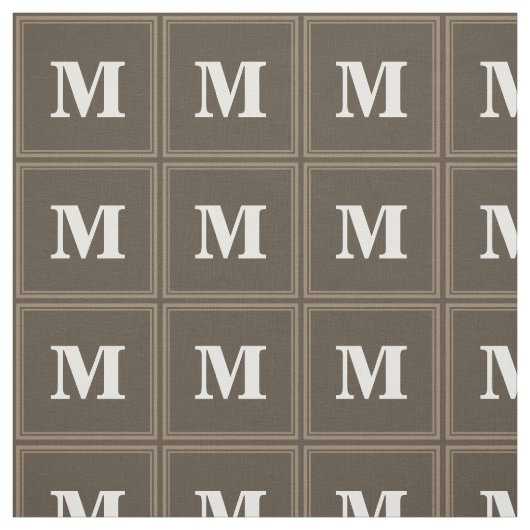 Tissu Bandes Brown (Échantillon)