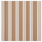 Tissu Bandes Brown et blanches (Échantillon)