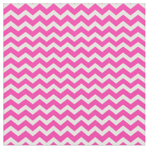 Tissu Bandes Chevron Roses et Blanches   Jolie