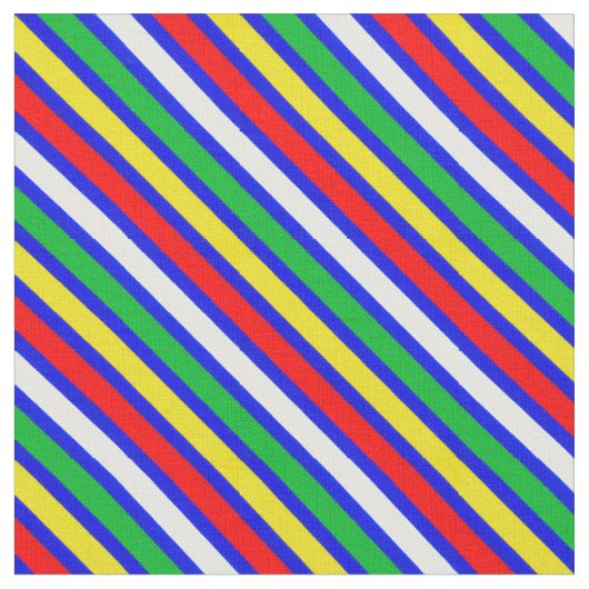 Tissu Bandes Colorées Joyeuses (Fermer)