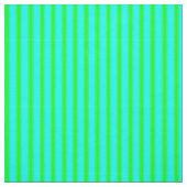 Tissu Bandes de couleur Aqua et Lime (Échantillon)