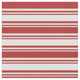 Tissu Bandes de couleur cyan clair et rouge