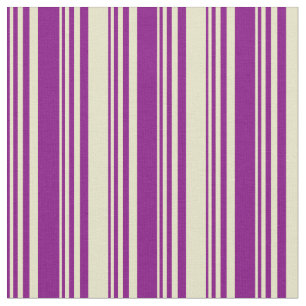 Tissu Bandes de couleur or pourpre et pâle