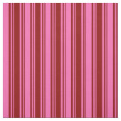 Tissu Bandes de couleur rouge foncé et rose chaud (Échantillon)