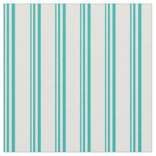 Tissu Bandes de couleur verte et cyan clair de la mer