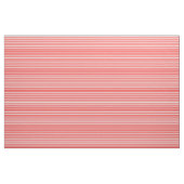 Tissu Bandes de crème rouge et de menthe (Yard)