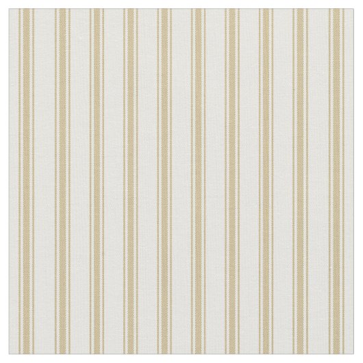 Tissu Bandes de cueillette classique or et blanc (Fermer)