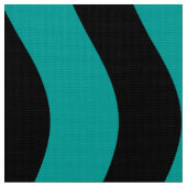 Tissu Bandes de teinte noir et turquoise (Fermer)