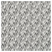 Tissu Bandes de tigres noir et blanc (Échantillon)