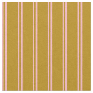 Tissu Bandes de verge d'or rose pâle et foncé