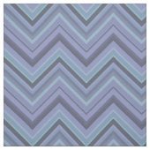 Tissu Bandes de zigzag gris bleu (Échantillon)