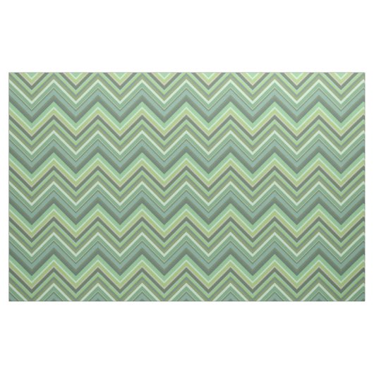 Tissu Bandes de zigzag vert olive (Fat Quarter)