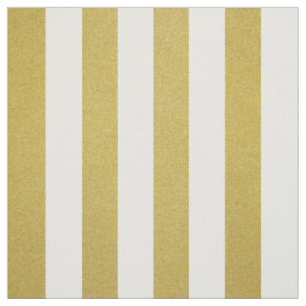 Tissu Bandes d'or, Blancs, Motif rayé
