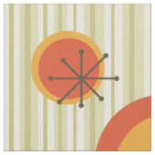 Tissu Bandes et formes rétro (Fermer)