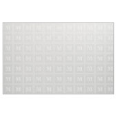 Tissu Bandes gris clair monogrammes (Fat Quarter)