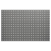 Tissu Bandes gris monogramme (Yard)