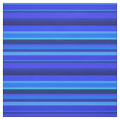 Tissu Bandes horizontales bleues (Échantillon)