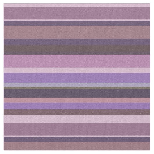 Tissu Bandes horizontales mauves (Fermer)
