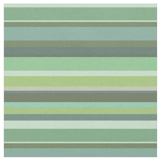 Tissu Bandes horizontales vert olive (Fermer)