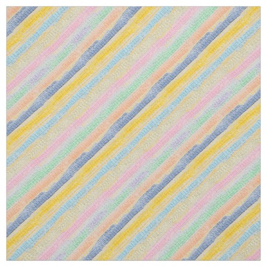 Tissu Bandes multicolores (Échantillon)