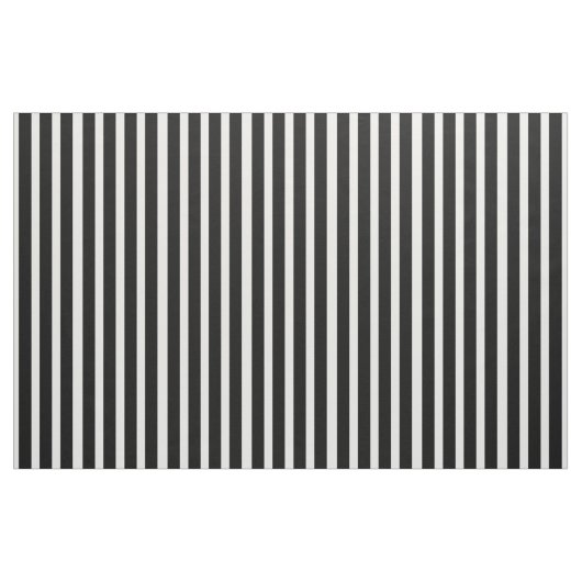 Tissu Bandes Noires Et Blanches (Yard)