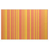 Tissu Bandes orange jaune rouge (Fat Quarter)