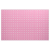 Tissu Bandes rose monogramme (Yard)